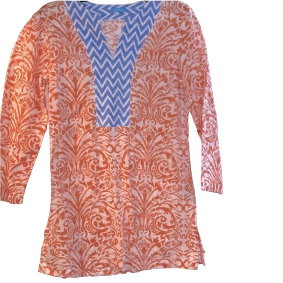 J. McLaughlin spring tunic top size small - Picture 2 of 8